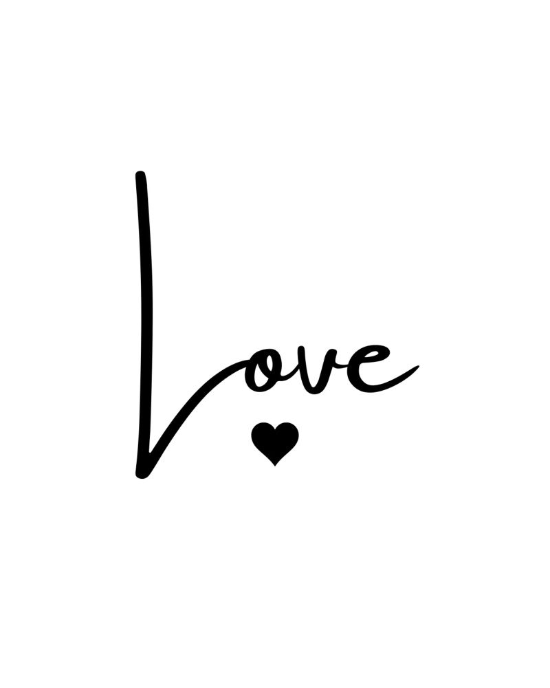 Un grande amore con un piccolo cuore pellicola backlit da ArtDesign by KBK