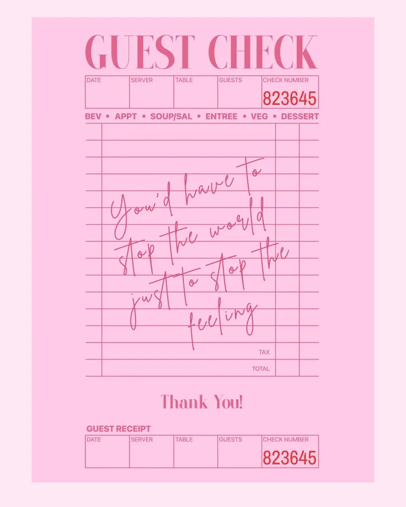Viel Glück, Babe! Chappell Roan Poster, Songtext, Rosa Kunst Alu-Dibond von Coquette Club