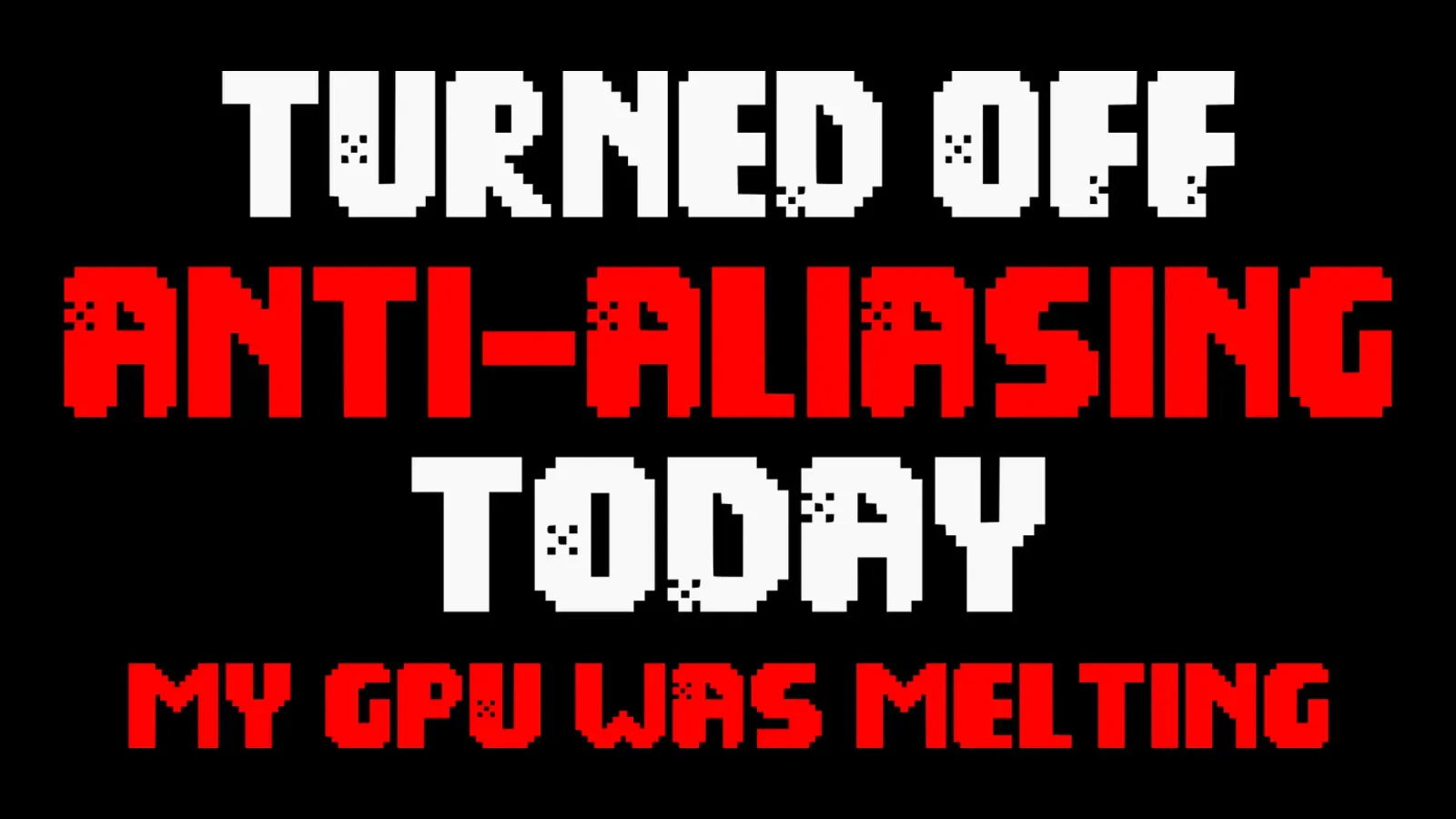 Anti-Aliasing Uit Grappige Gamer PC-Gaming Grap poster met aluminium frame van sillyindustries