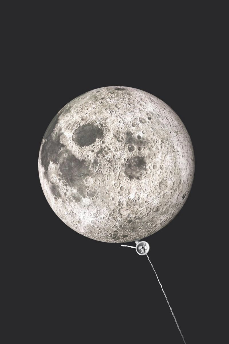 Moon Balloon poster by Jonas Loose