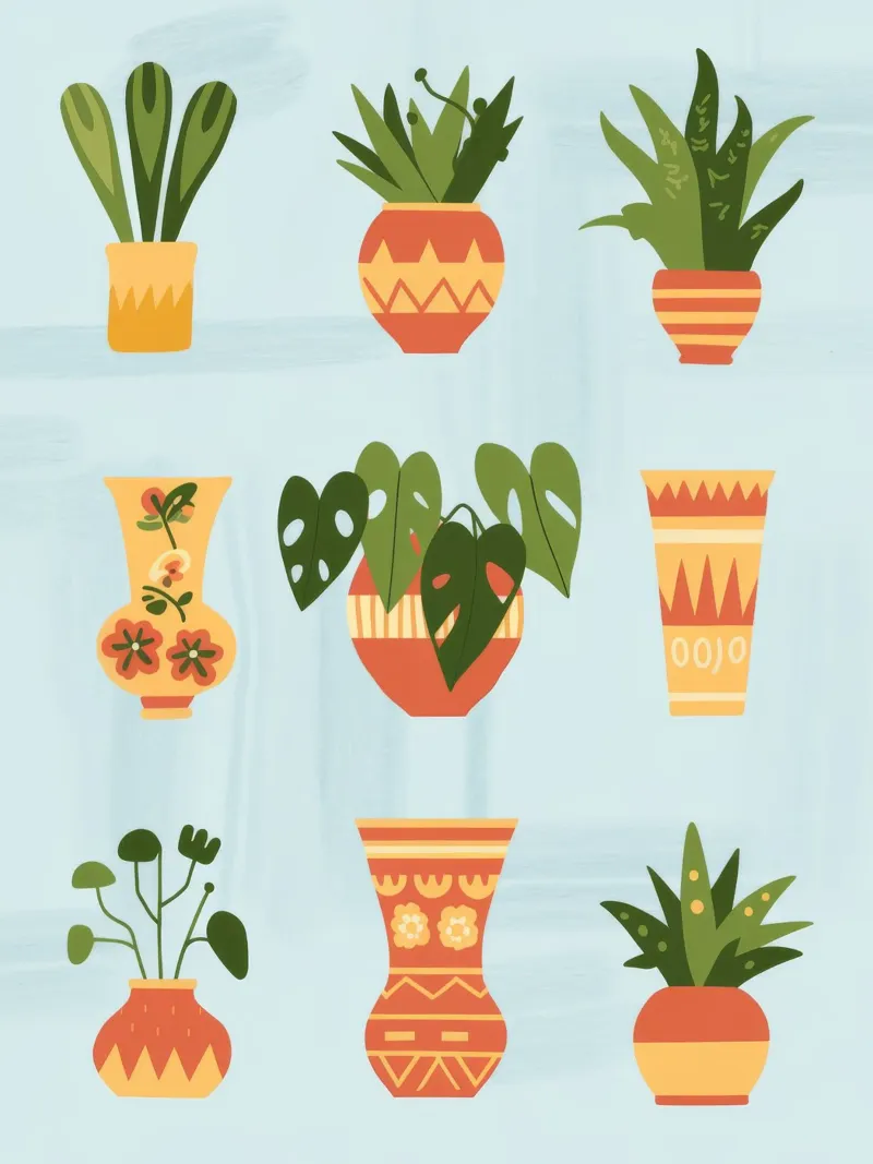 Potted Harmony hahnemühle by Artie Shifa