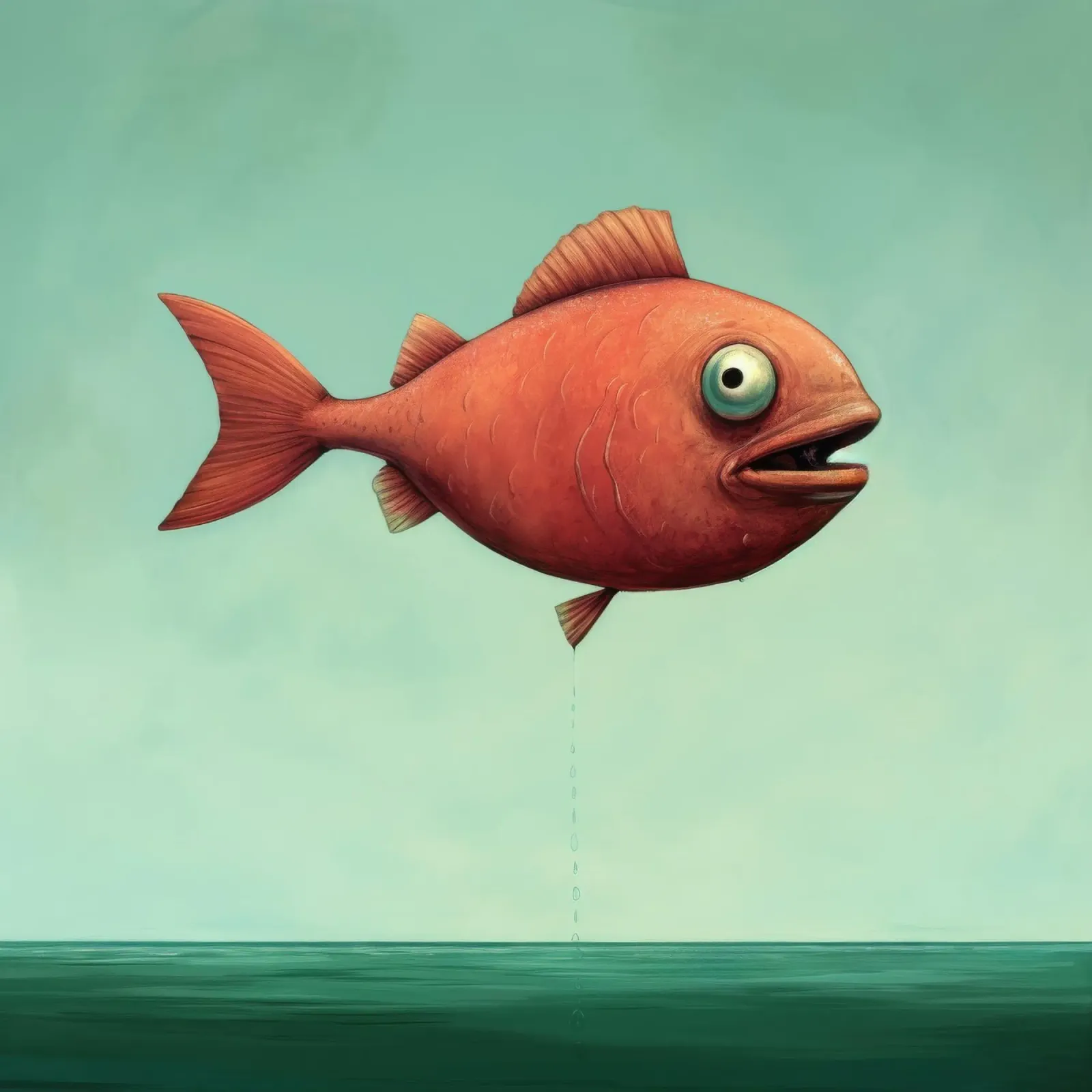 Minimal Piranha 2 plexiglass da Minimal Animal Art
