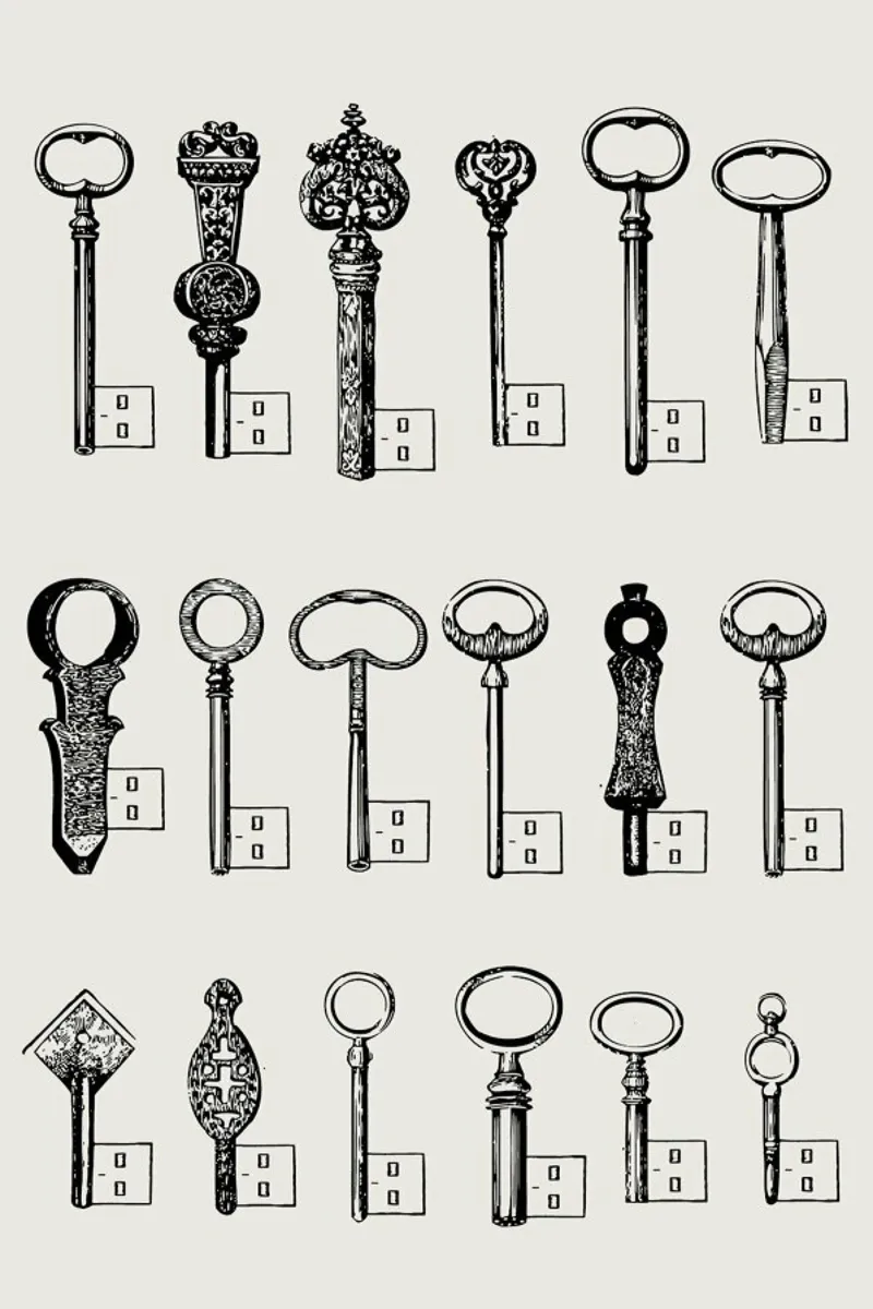 USB keys poster da Florent Bodart