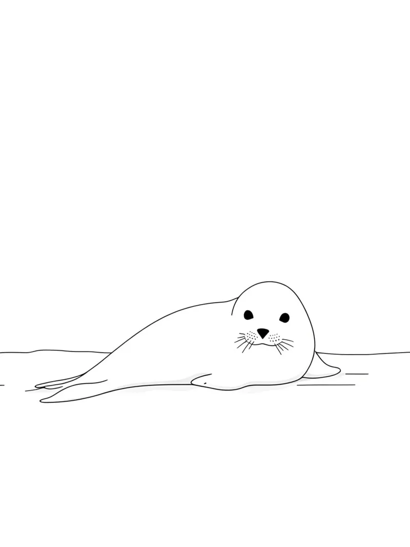 Sigillo Line Art minimalista poster da Viv Line Art