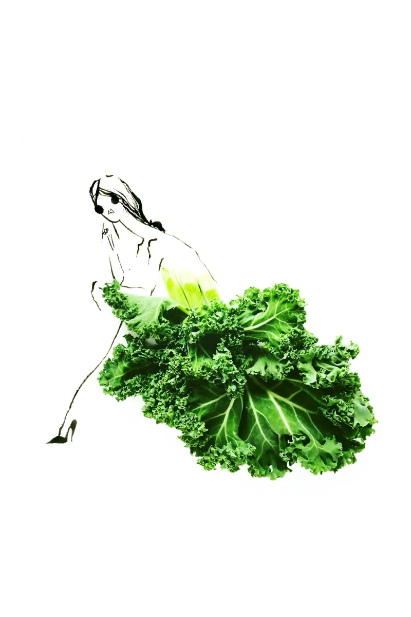 Kale in Repose pellicola backlit da Gretchen Roehrs
