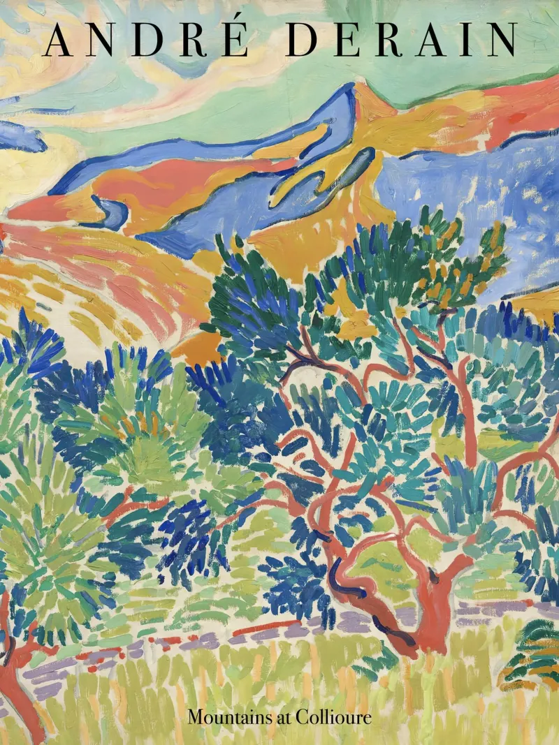 Andre Derain, Montagne a Collioure, Arte classica tela con Cornice a cassetta da Peaches Art Prints
