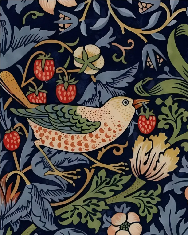 William Morris - Ladro di fragole pellicola backlit da William Store