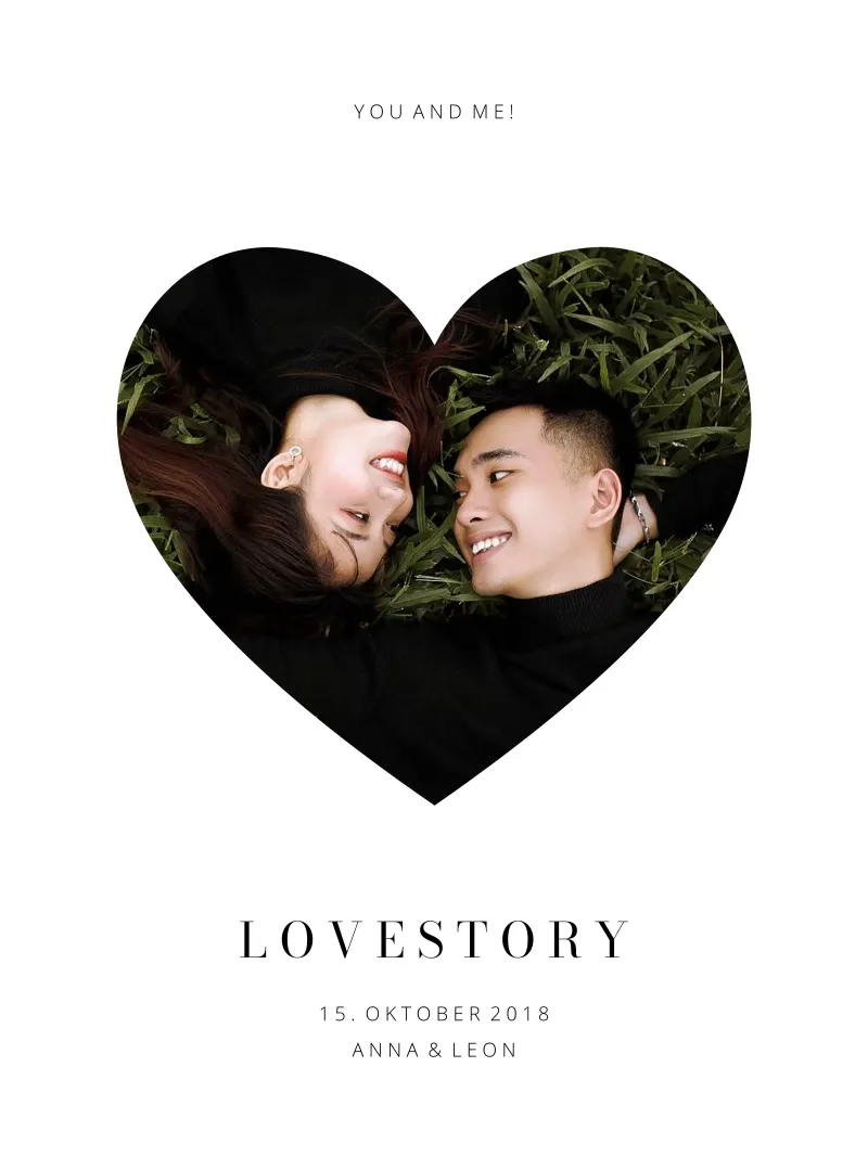 Lovestory poster da we line studio - design