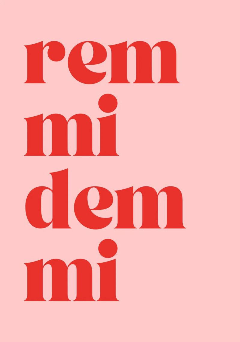 Remmidemmi | Lustiger & Lebhafter Statement Print pellicola backlit da PrintCessStudio