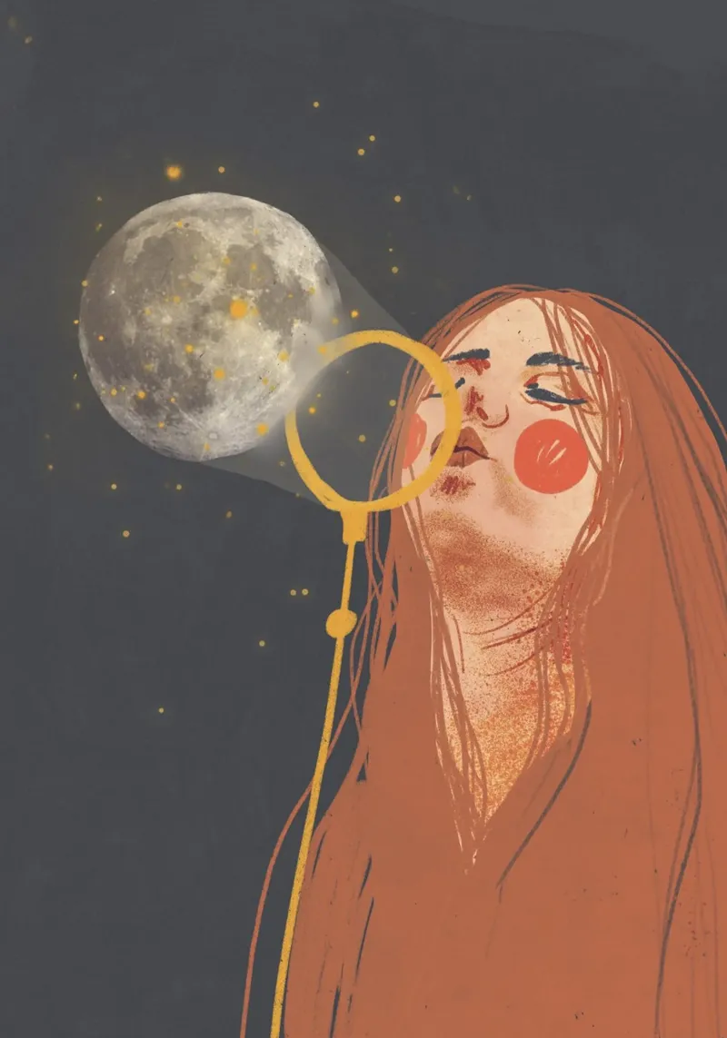 Moon Creatress forex-plaat van GigiRosado