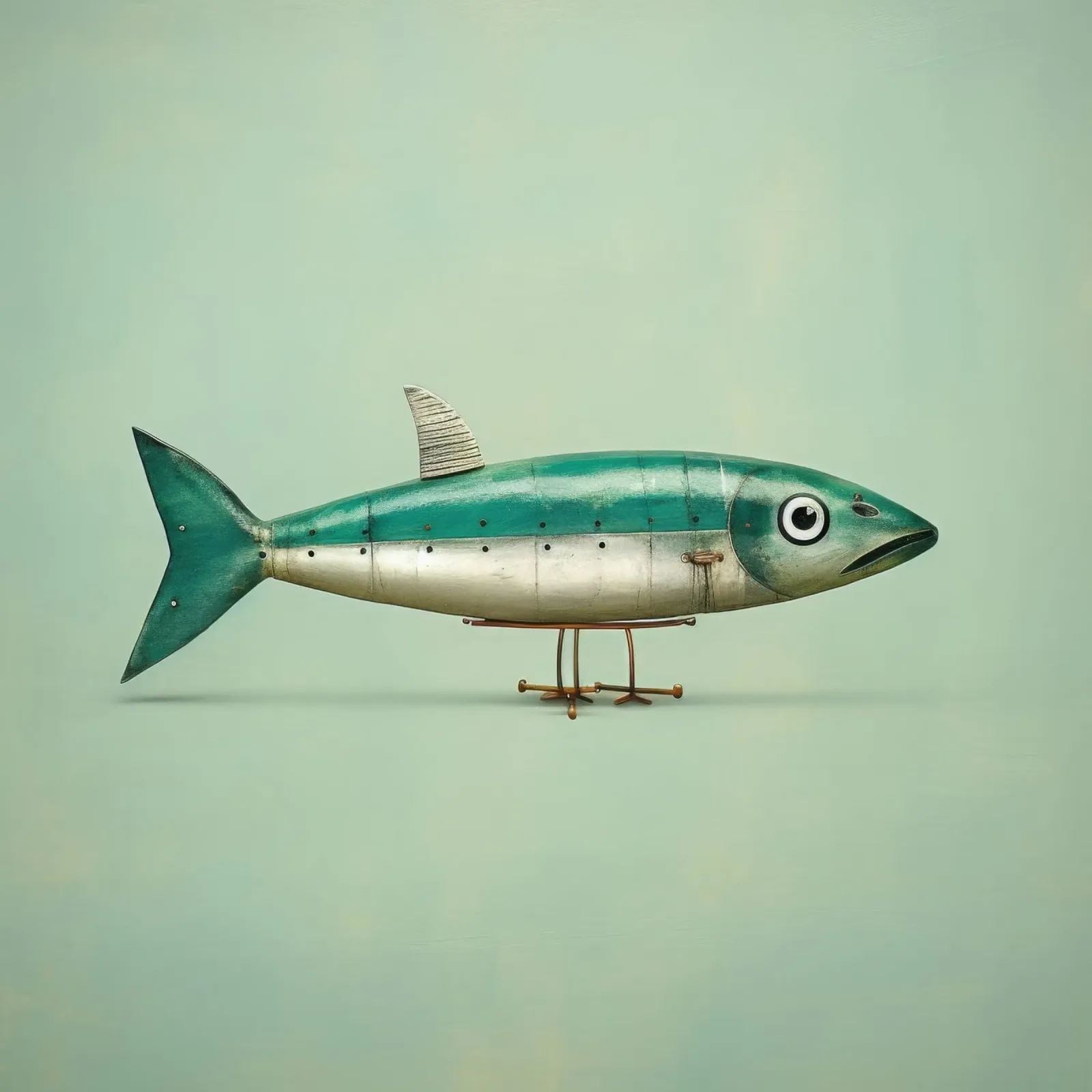 Minimal Sardine 2 plexiglass da Minimal Animal Art