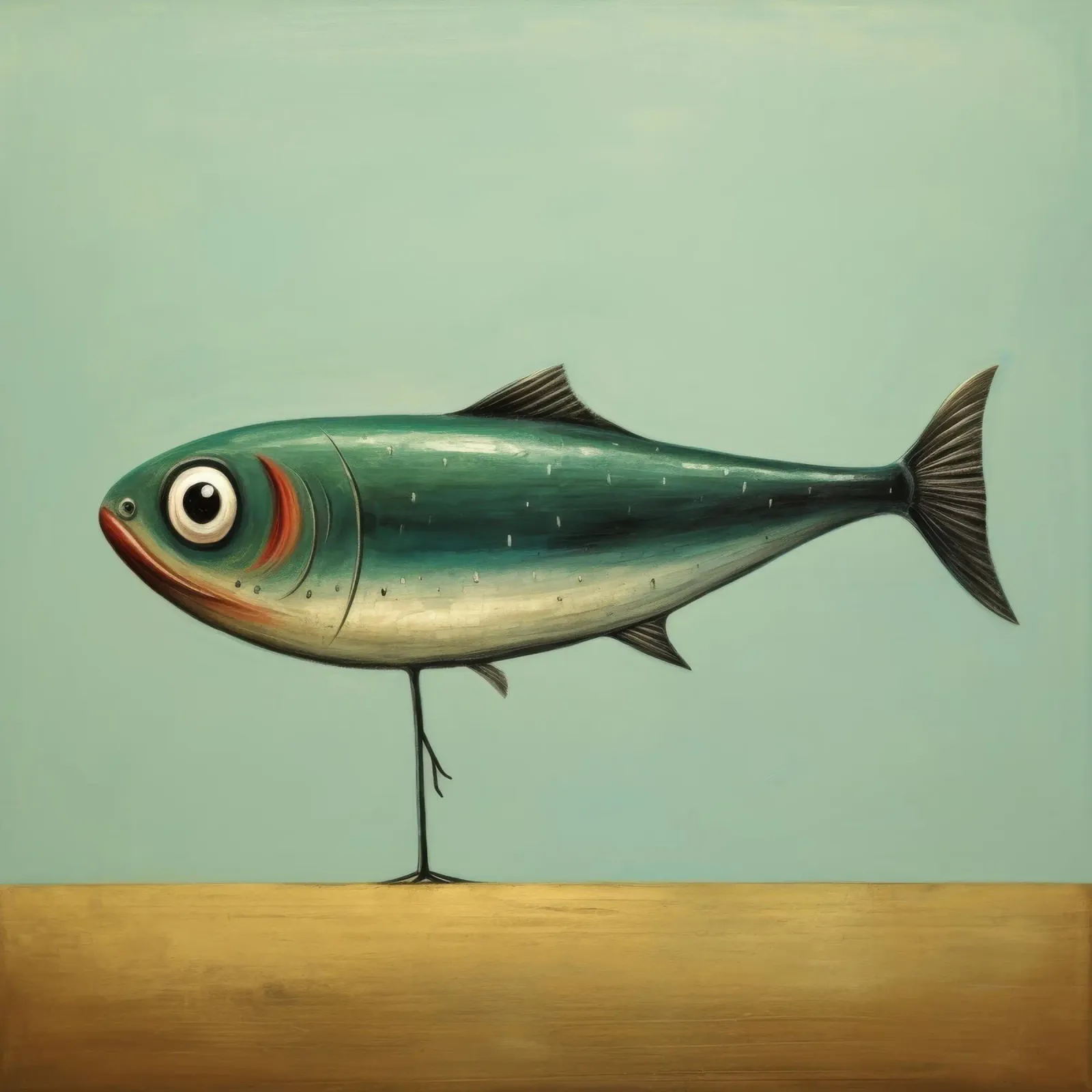Minimal Sardine 4 plexiglass da Minimal Animal Art