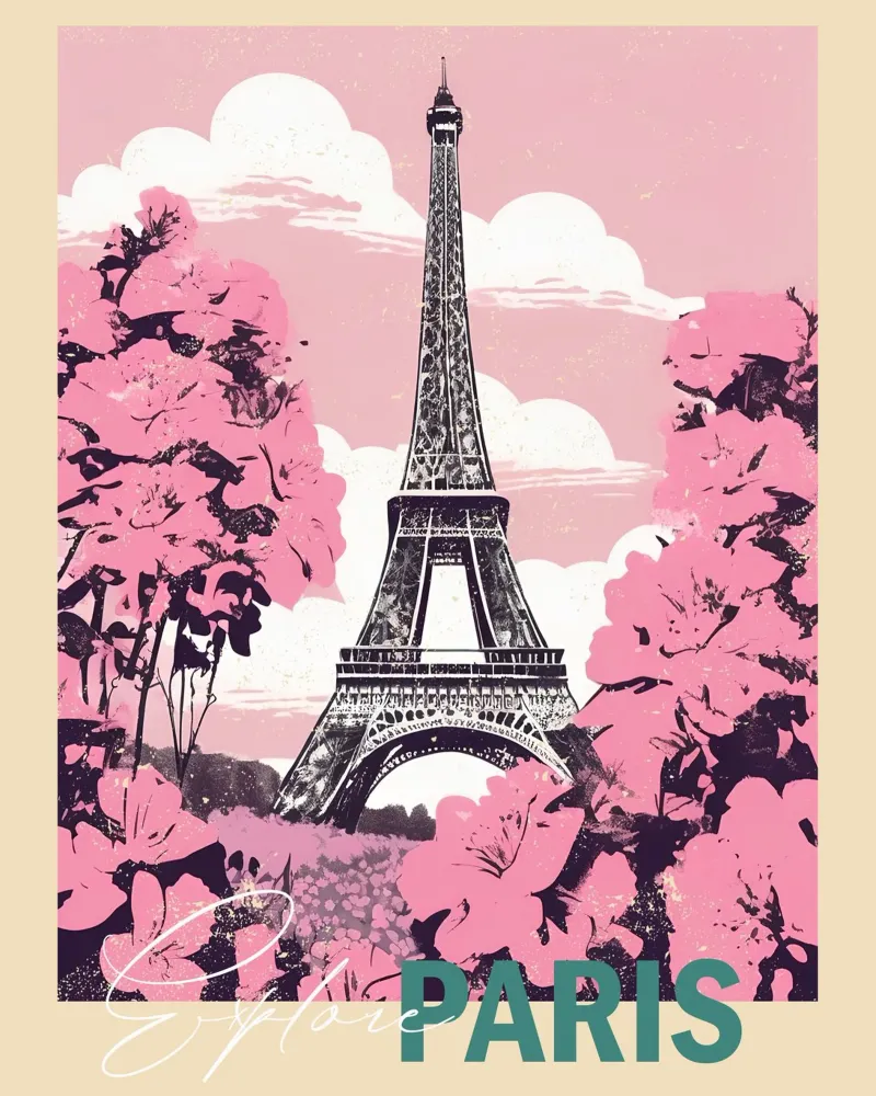 Blossoms of Paris pellicola backlit da Indigo Rain