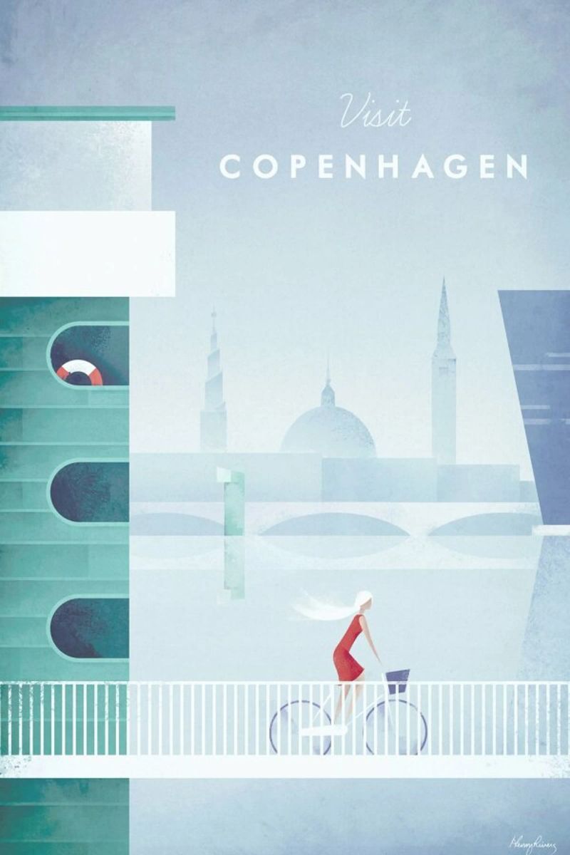 Copenhagen poster by Henry Rivers