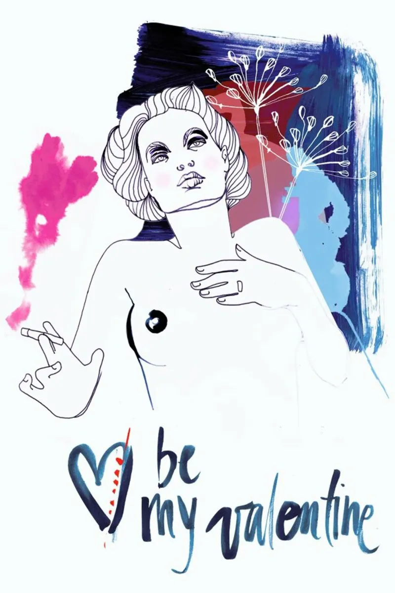 Be My Valentine 1 pellicola backlit da Anja Denz