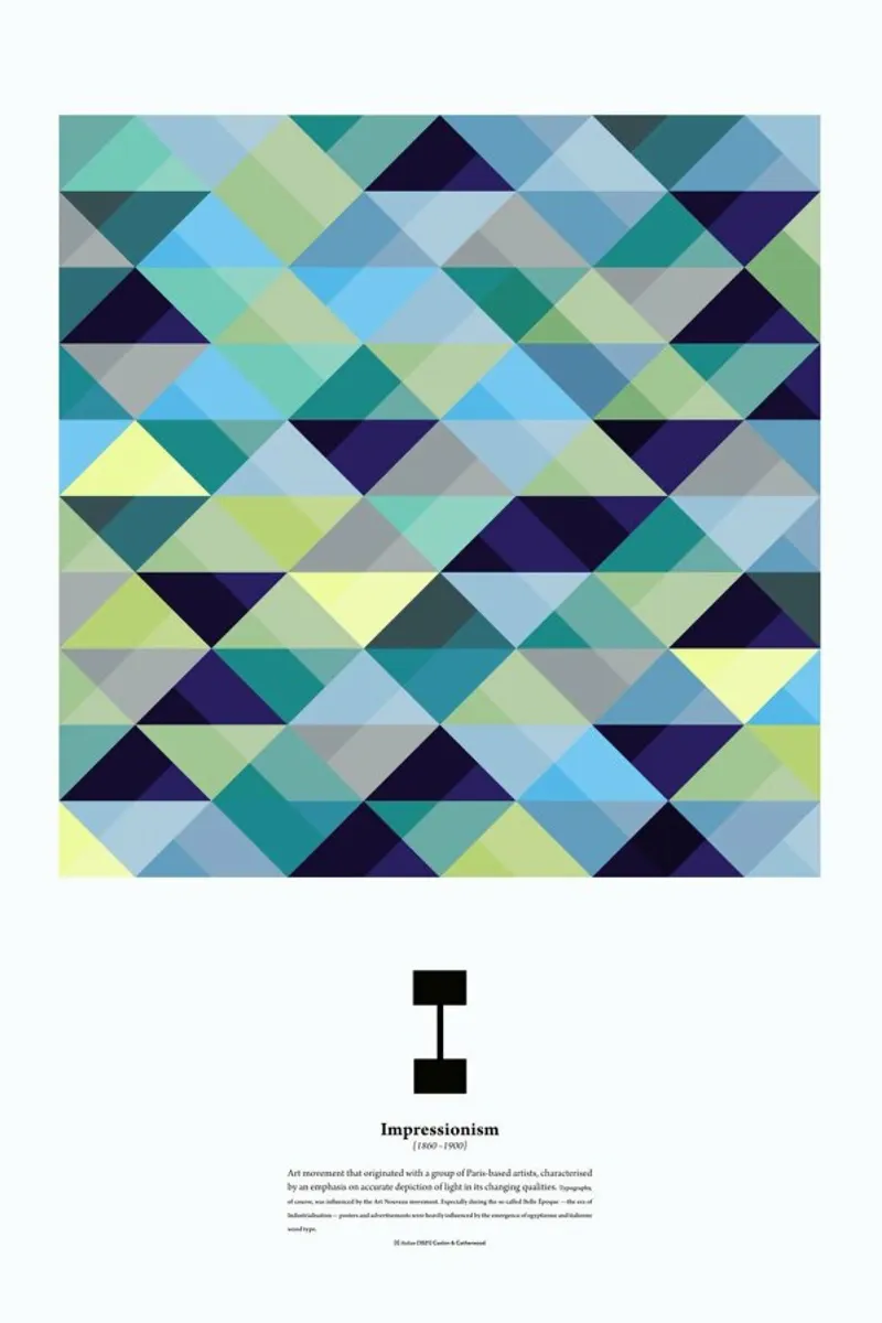 I - Impressionism poster da The True Type