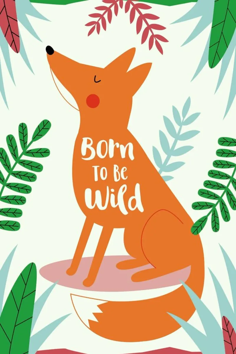 Born to Be Wild Fox pellicola backlit da Karin Bijlsma