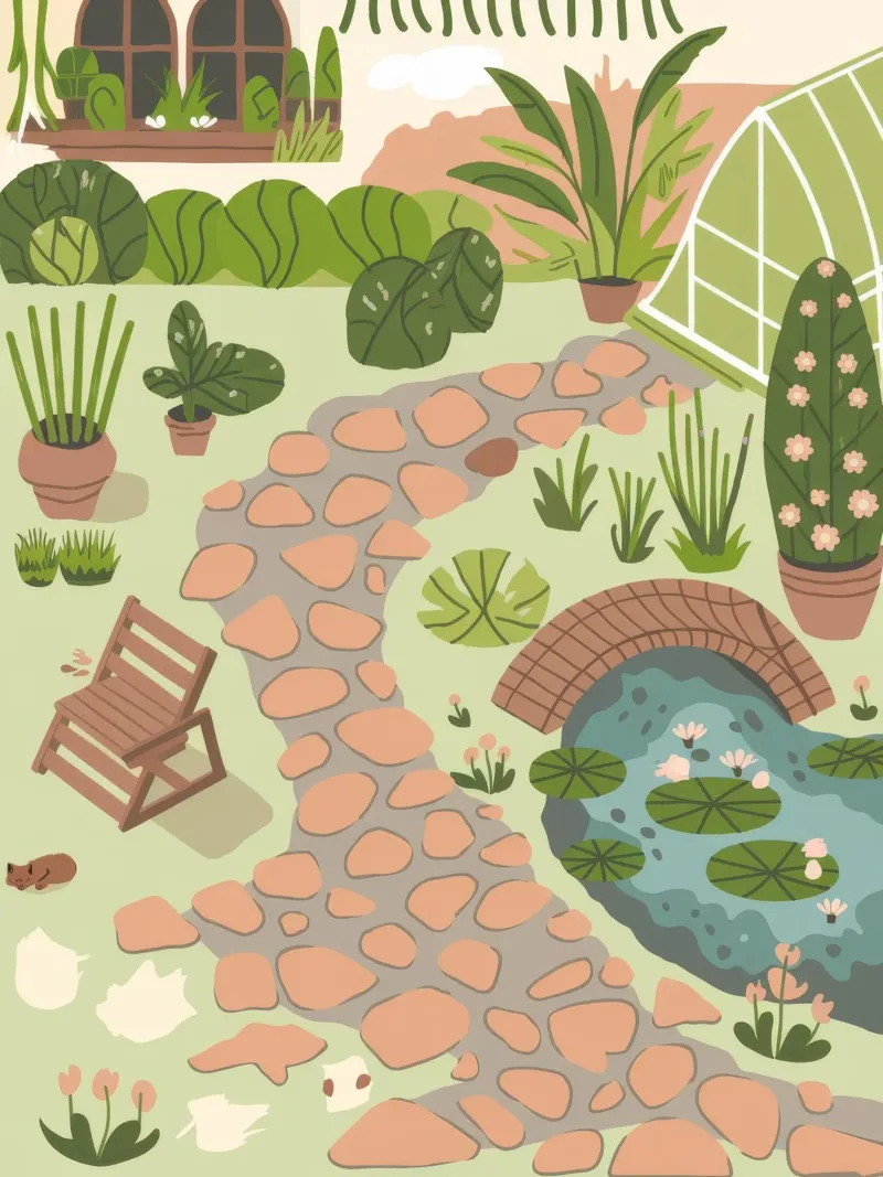 Tranquil Path metacrilato de Artie Shifa