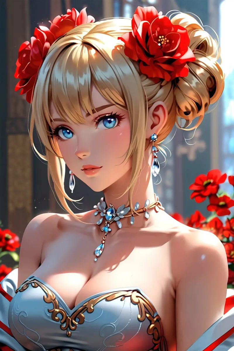Anime-Mädchen Alu-Dibond von 🎁 ARTVI-SHOP