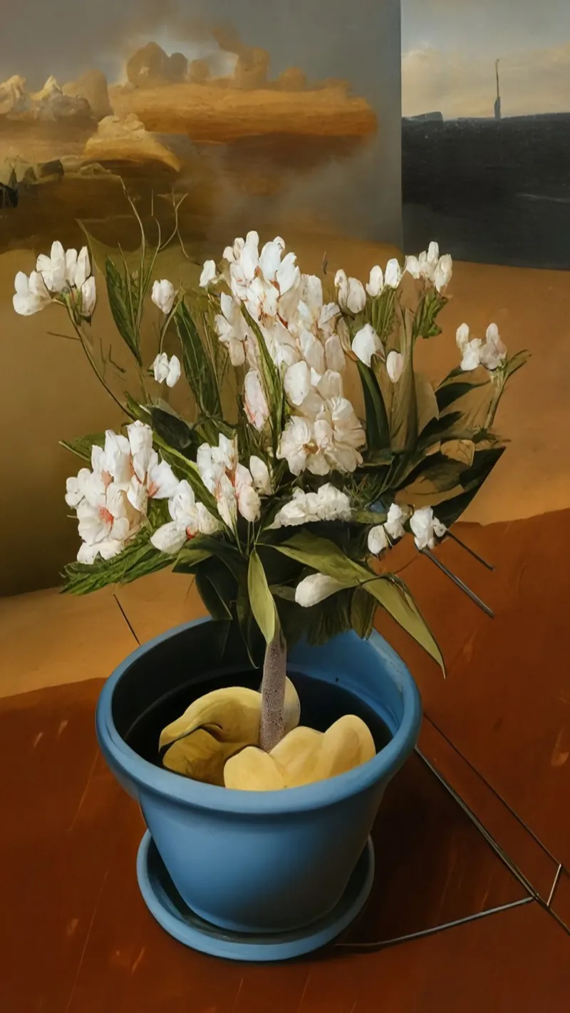 Blumen_6 poster con telaio in alluminio da Impressionismus by LK