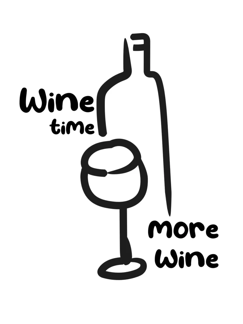 Tempo di vino, più vino - Citazione plexiglass da Peaches Art Prints