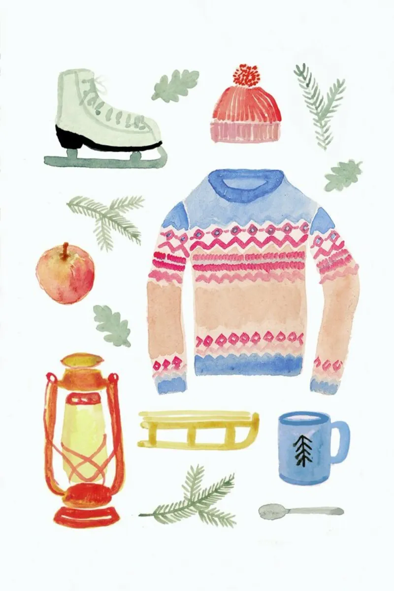 Winter canvas by Farina Kuklinski