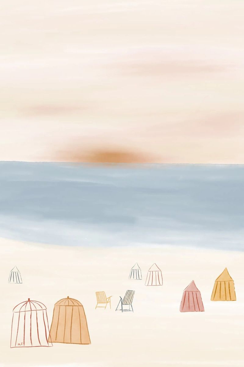 Empty Beach Poster von Menina Lisboa