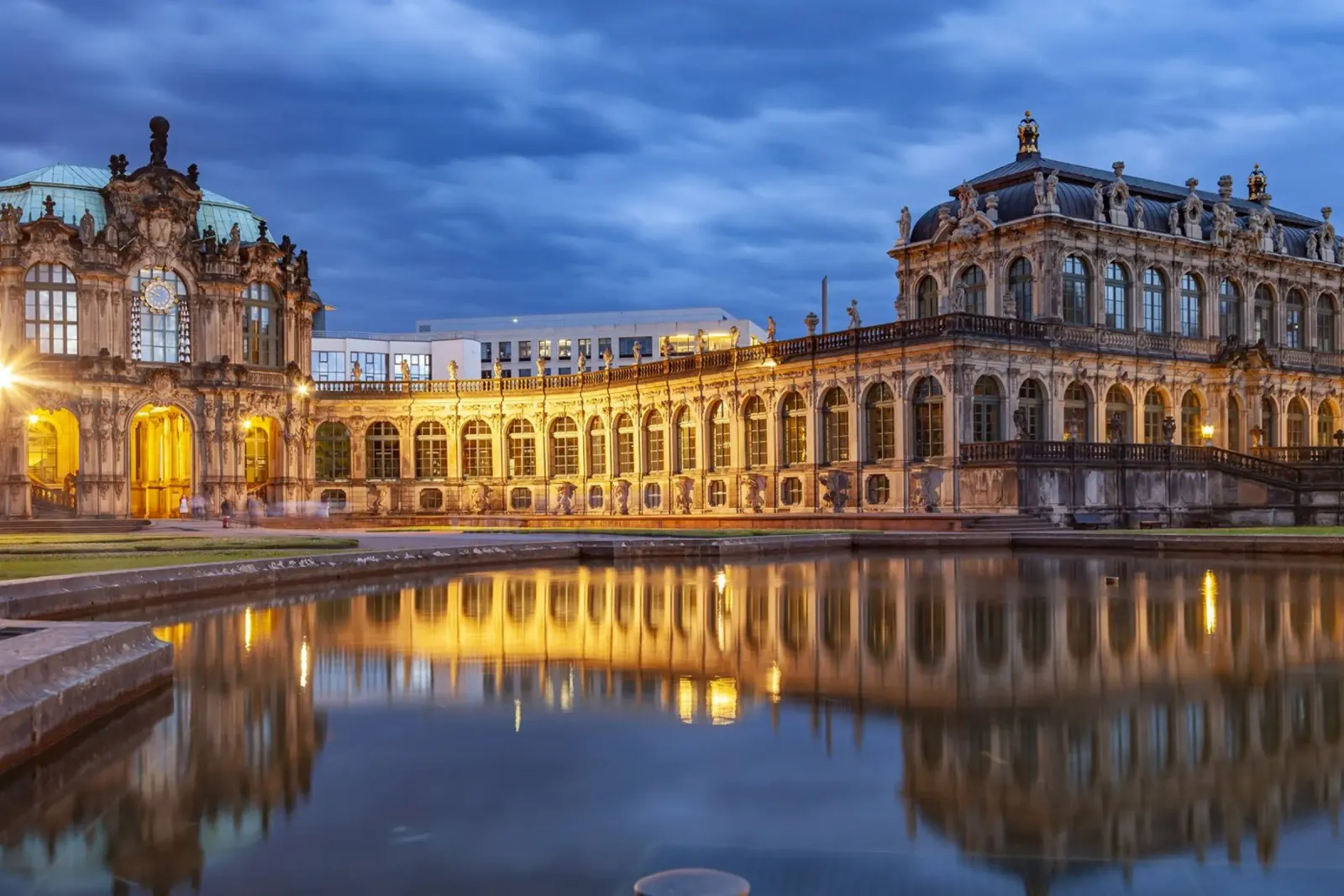 Dresdener Zwinger pellicola backlit da Reisefotografie - Bilder aus aller Welt