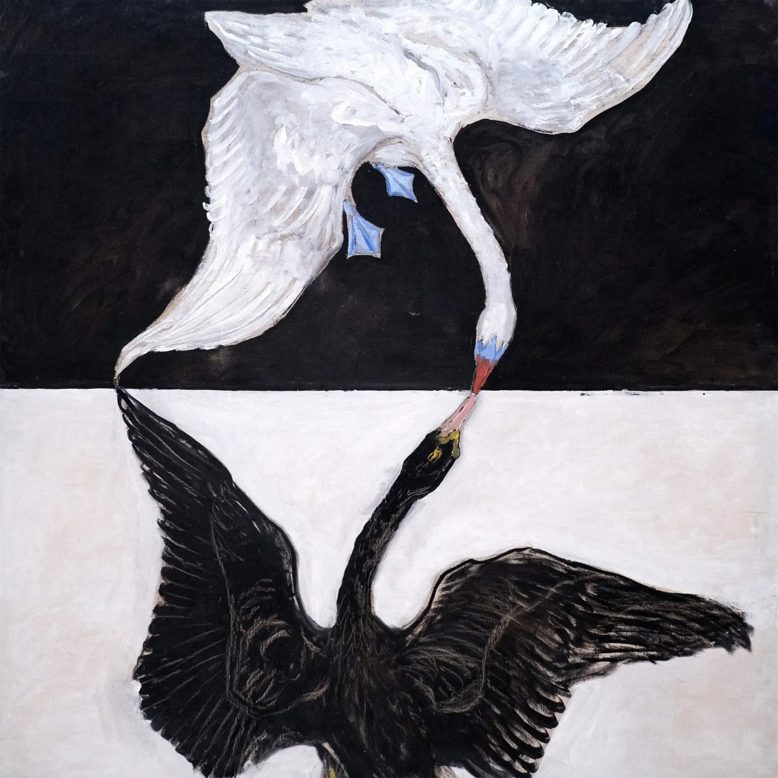 Hilma Af Klint - The Swan No 1 pellicola backlit da apoloprints