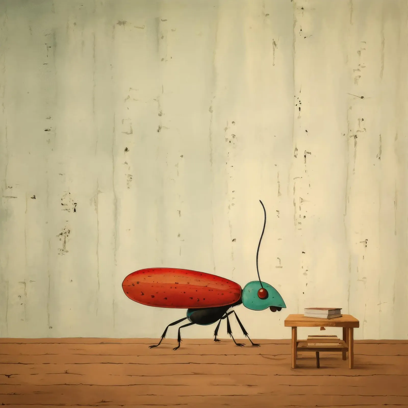 Minimal Termite 4 carta hahnemühle da Minimal Animal Art