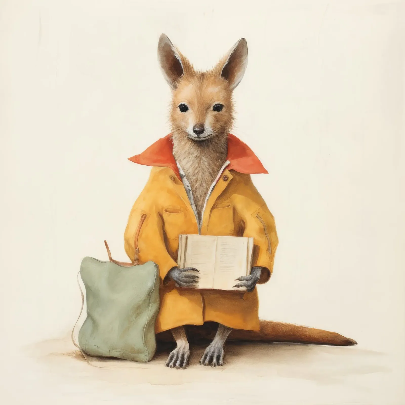Wallaby minimo 1 plexiglass da Minimal Animal Art
