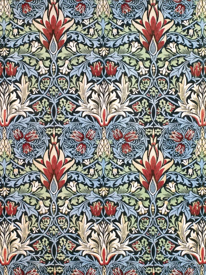 William Morris Pattern - Snakeshead carta hahnemühle da apoloprints