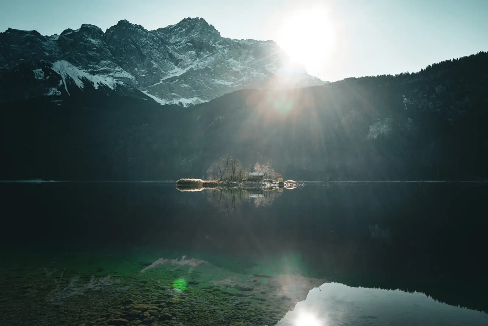 Eibsee alluminio dibond da Flo Klein