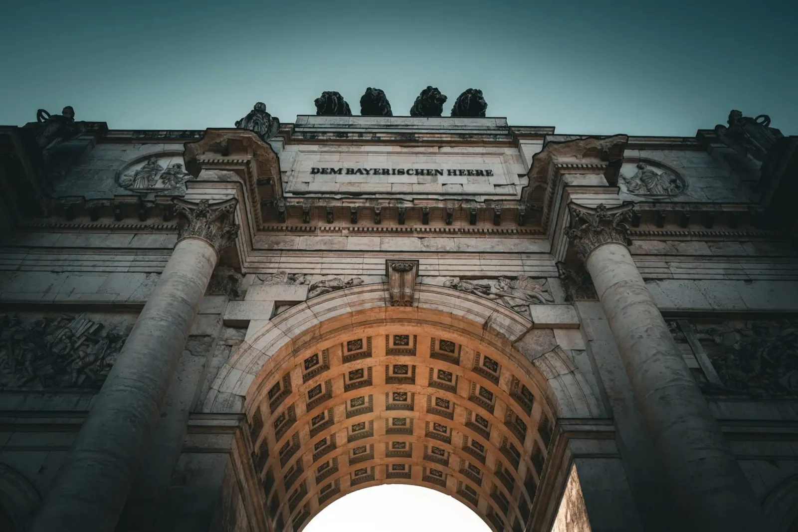 München Siegestor carta hahnemühle da Flo Klein