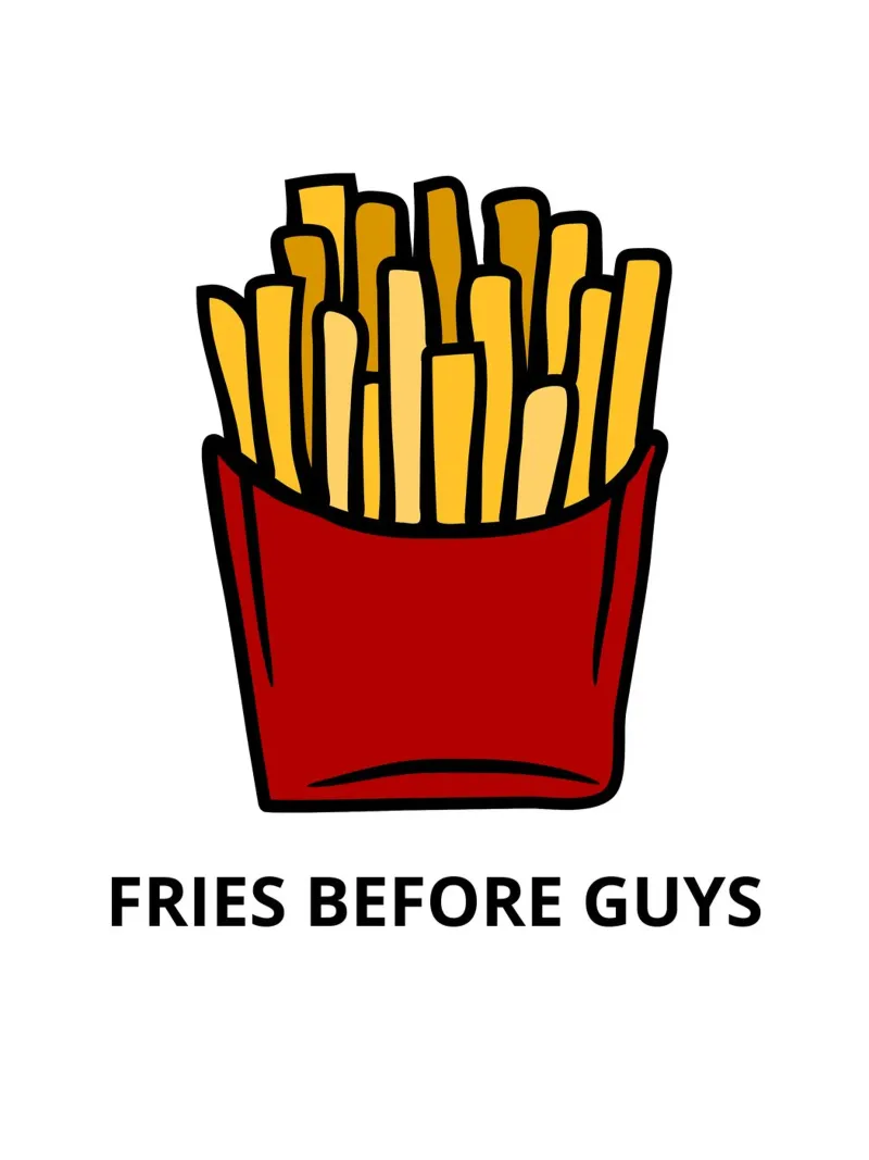 FRIES BEFORE GUYS pellicola backlit da LisaArtes