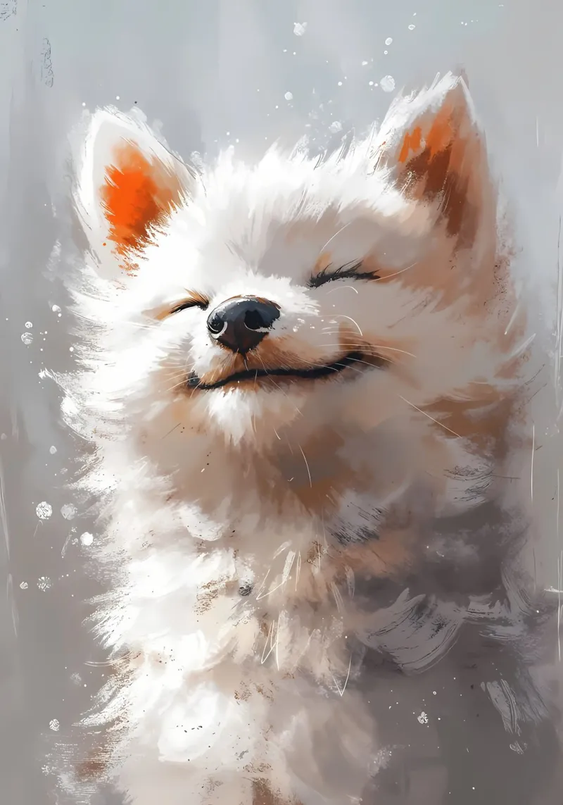 Blissful Bunny_ Sorrisi sereni in colori pastello pellicola backlit da Manh beo