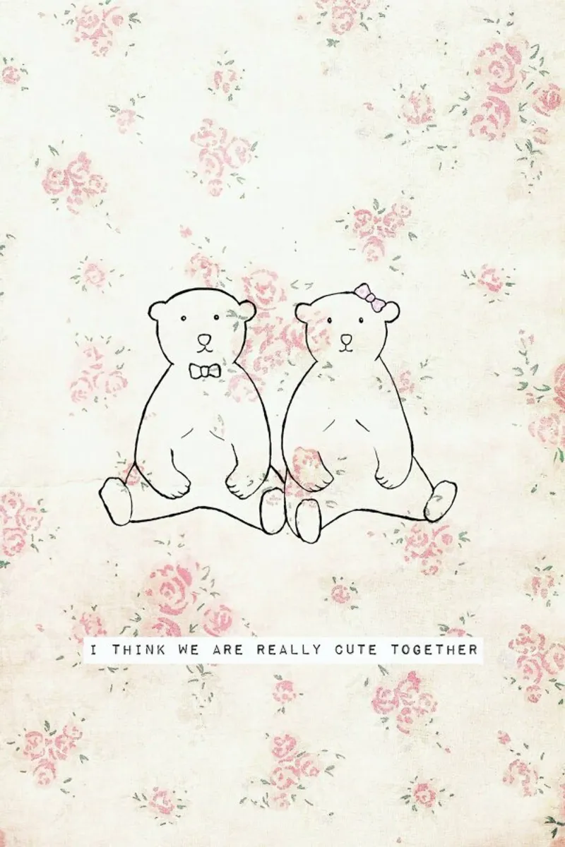 I Think We Are Really Cute Together carta hahnemühle da Ingrid Beddoes