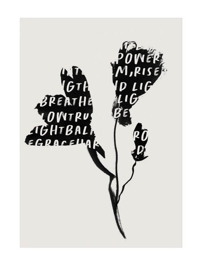 Golden Mantras No 17 Poster von treechild