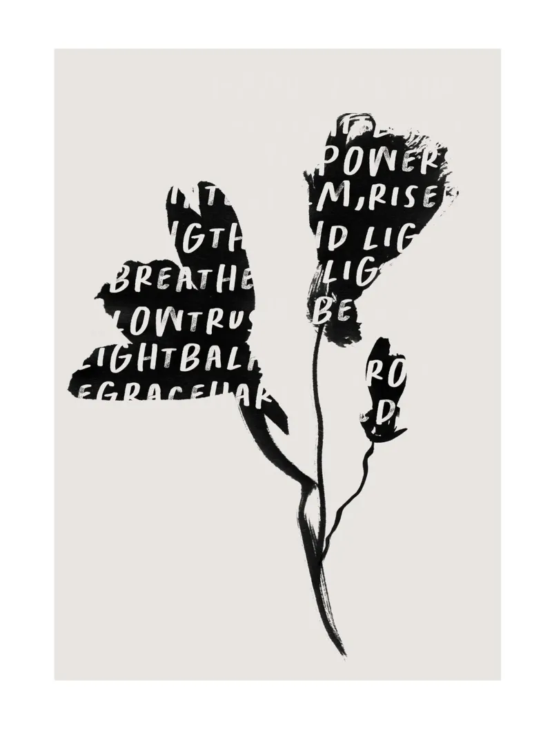 Golden Mantras No 17 poster da treechild