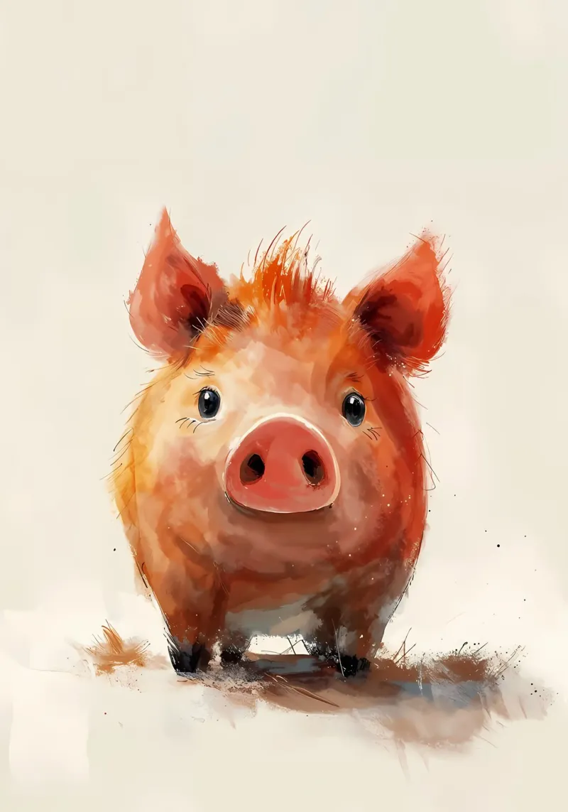 Charmant Knorretje canvas van Manh beo