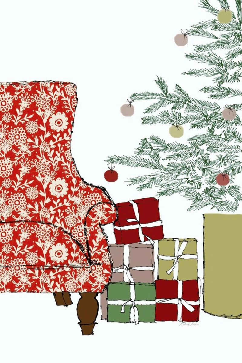 Happy Christmas Time poster van Nathys_illustration