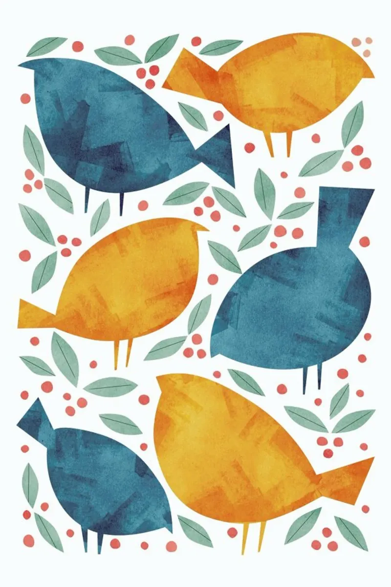 Birds pellicola backlit da Tracie Andrews
