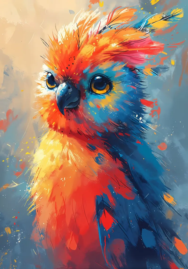 Parrot Palette carta hahnemühle da Manh beo