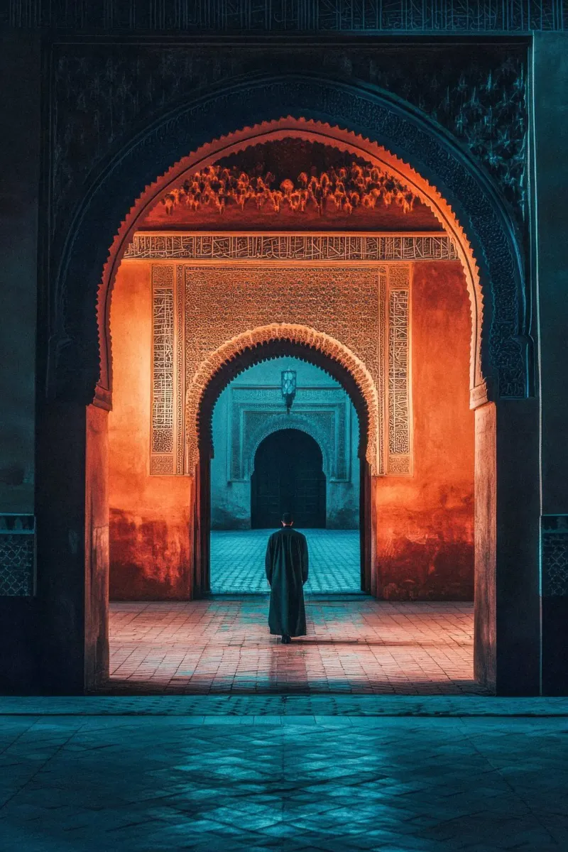 Le Porte Reali di Marrakech, tra luci e ombre pellicola backlit da By Night