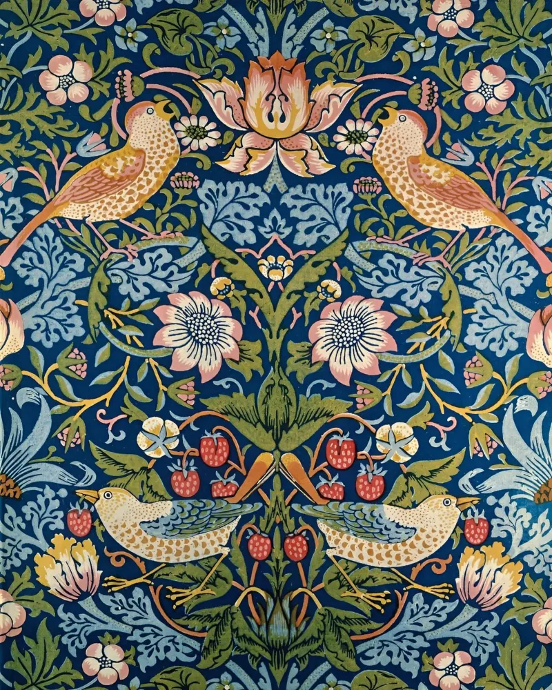 William Morris - Ladro di fragole pellicola backlit da William Store