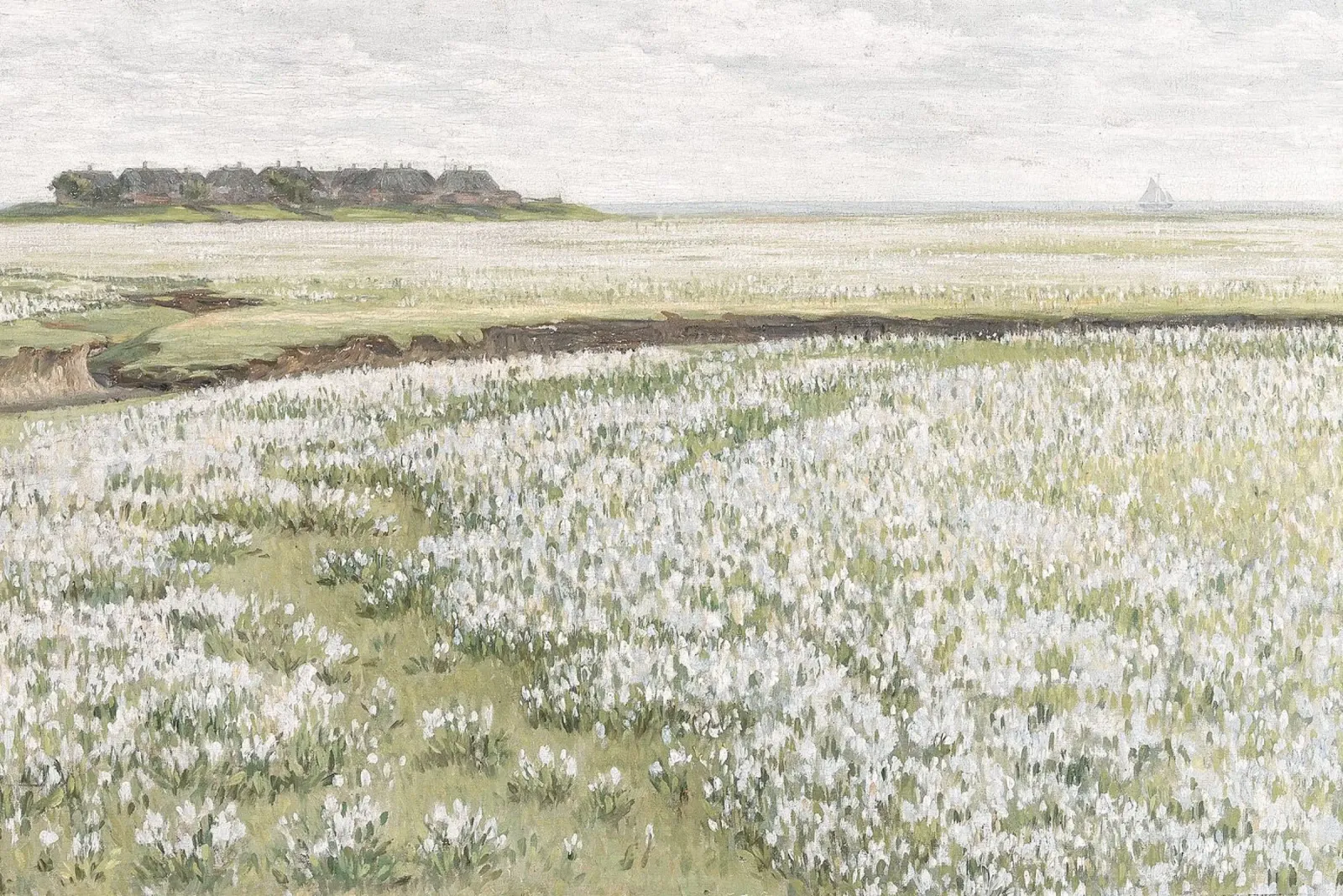 Spring meadow poster con telaio in plastica da apoloprints