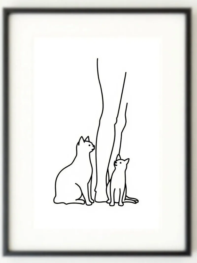 Cat Print alu-dibond by ZARAH