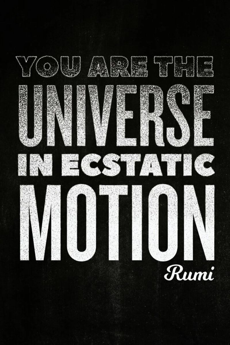 You Are the Universe pellicola backlit da Summerchamps