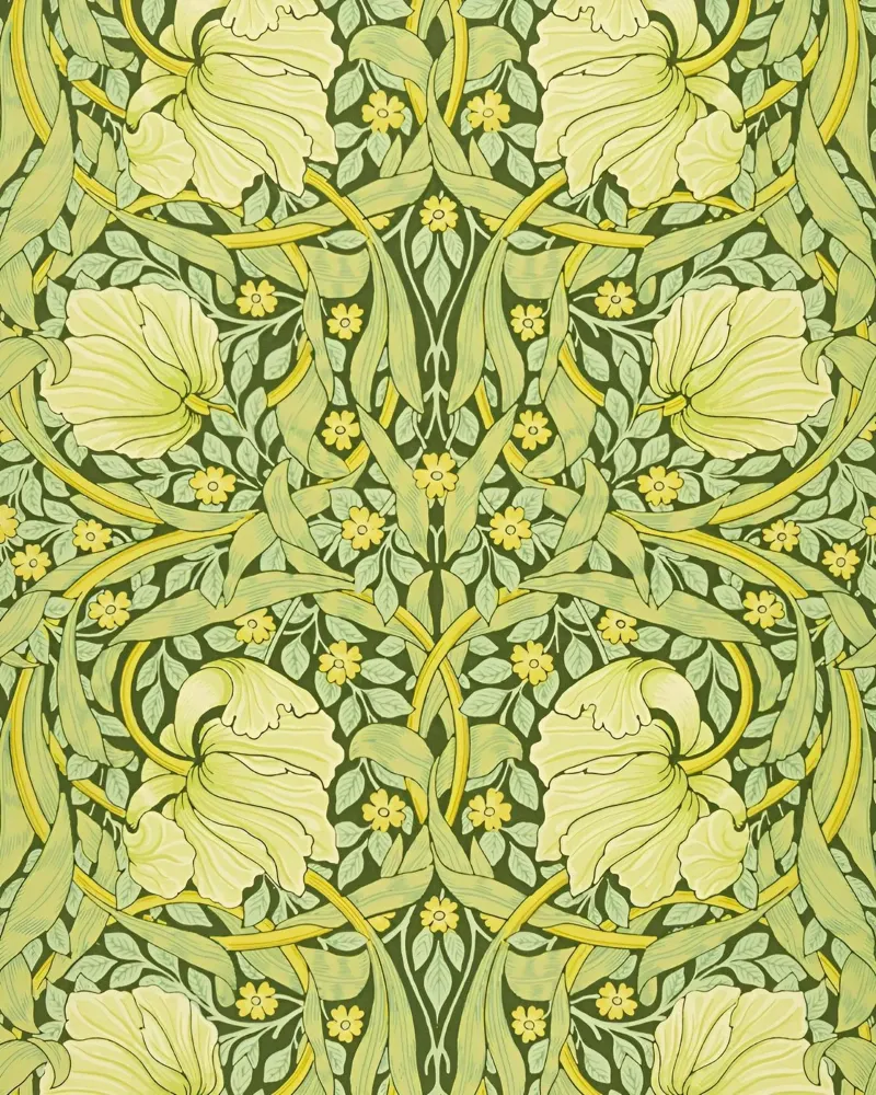 William Morris Pimpernel poster met aluminium frame van William Store