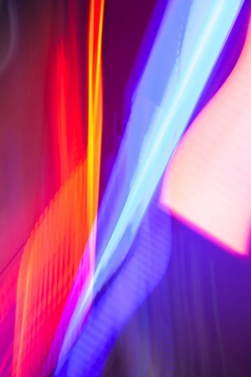Licht Kunst pellicola backlit da Flo Klein